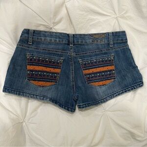 Y2K Low Rise Denim Micro Mini Short